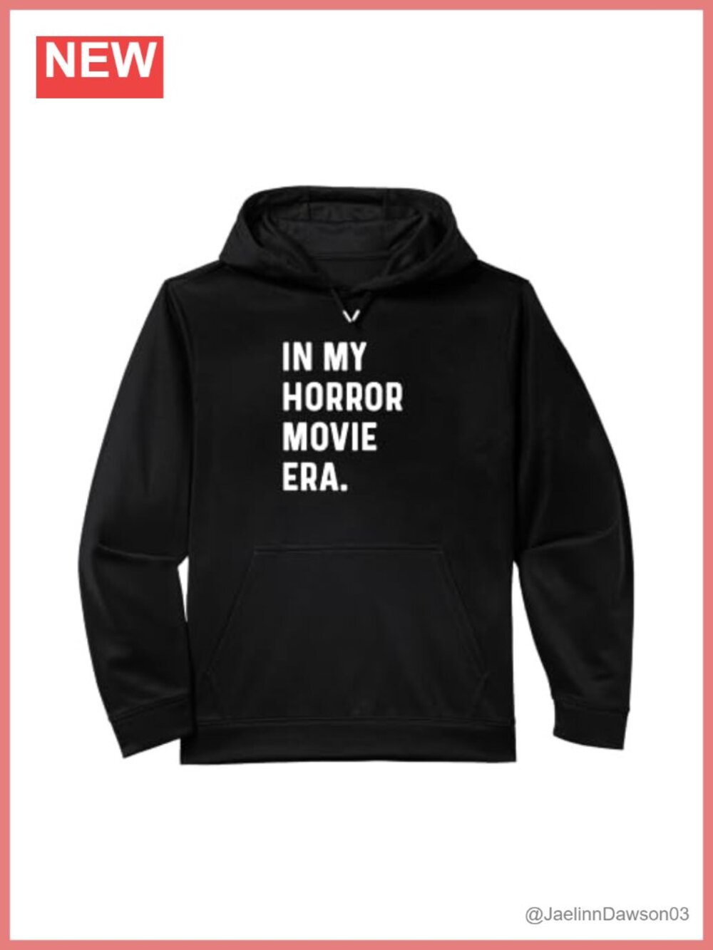 Performance Hoodie Horror Movie Era Halloween Spooky Scary Fleece